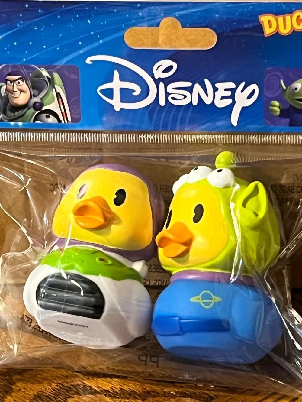Disney Toy Story Ducklings Buzz & Alien Rubber Duck Set